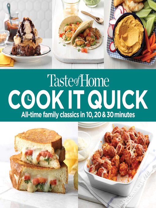 Title details for Taste of Home Cook it Quick by Taste of Home - Wait list